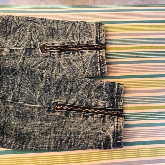 Divine Rights Acid Wash Skinny Jeans Womens Size 30 Fits Like Size 8 Denim Blue - Picture 9 of 9